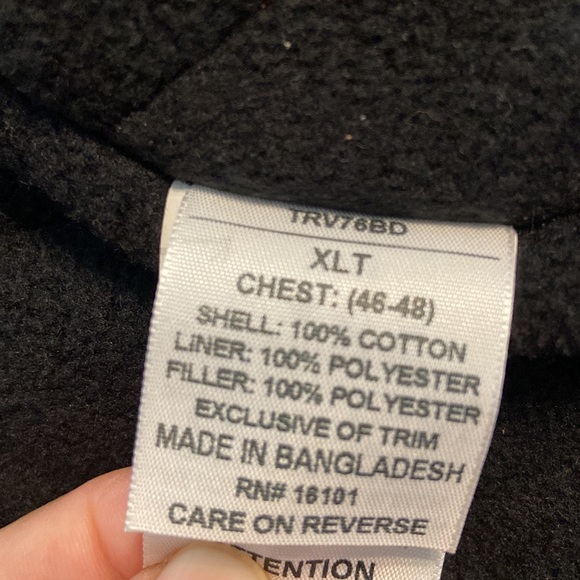 RIDGCUT MAN VEST SIZE XL LENGTH 32” PIT TO PIT 49” lots of pockets / front zippe - Picture 6 of 12